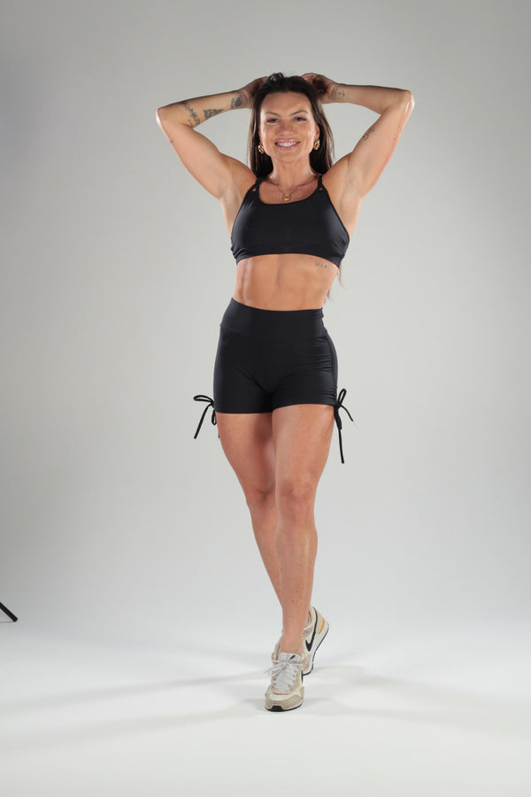 CONJUNTO SHORTINHO CROSS - PRETO